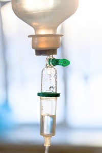 intravenous drip in ICU